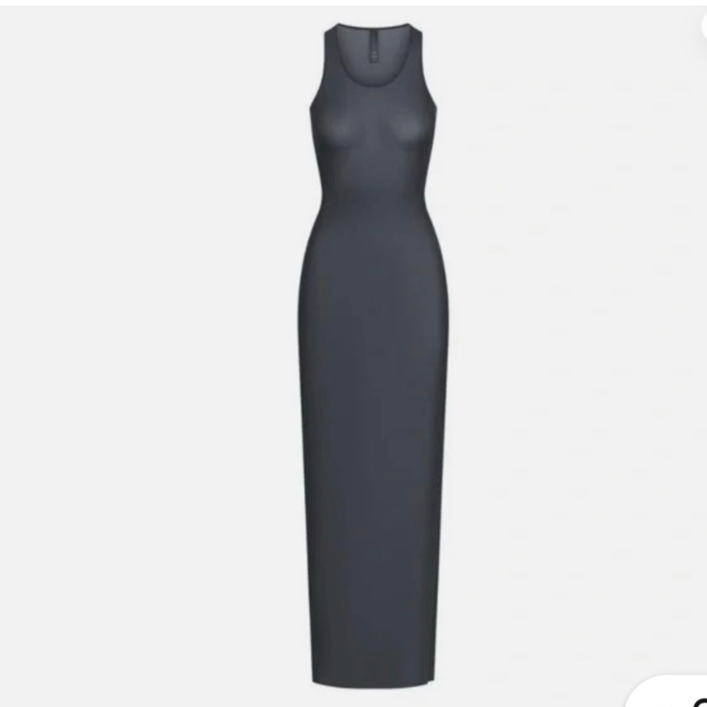 Skims mesh long dress cover up